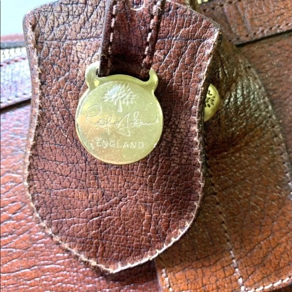 Vintage Mulberry Roger Saul Leather Large Weekend Bag - Picture 7 of 9